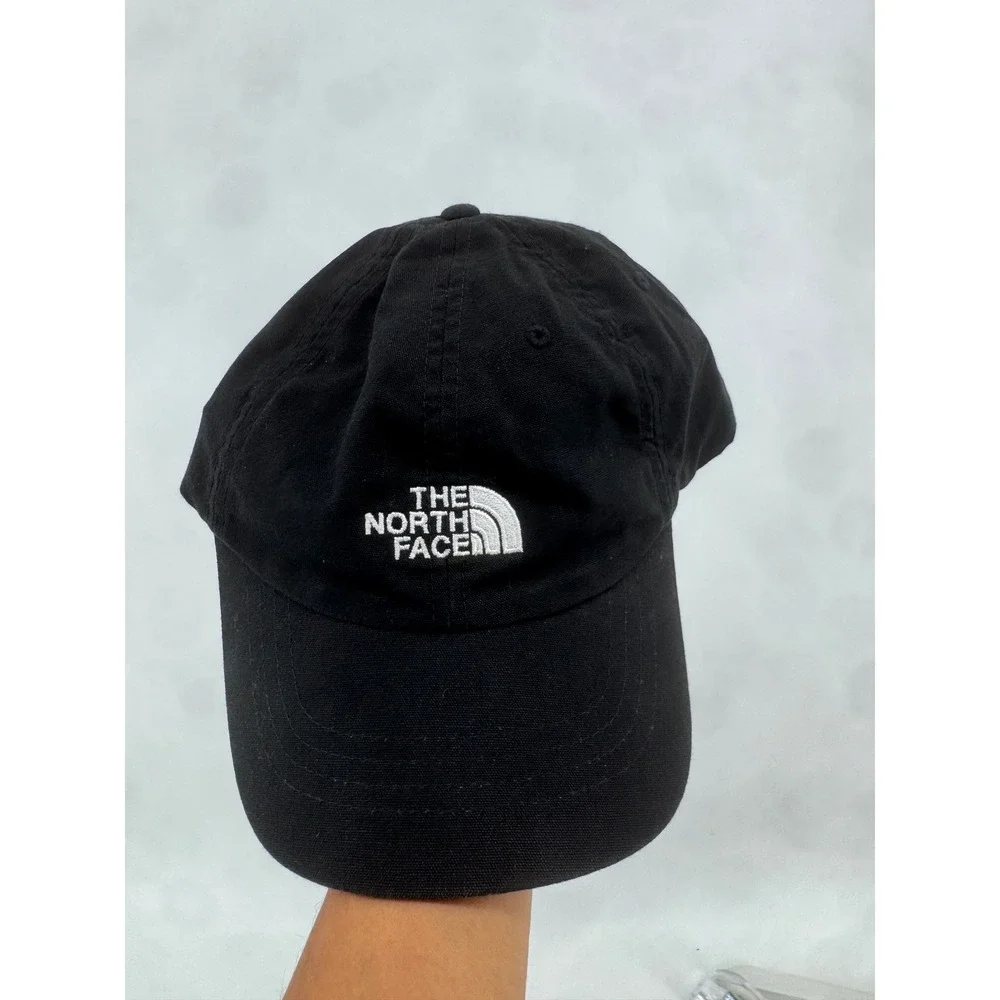 The North Face Horizon Hat Black Unisex Adjustable Baseball Cap Logo Cotton